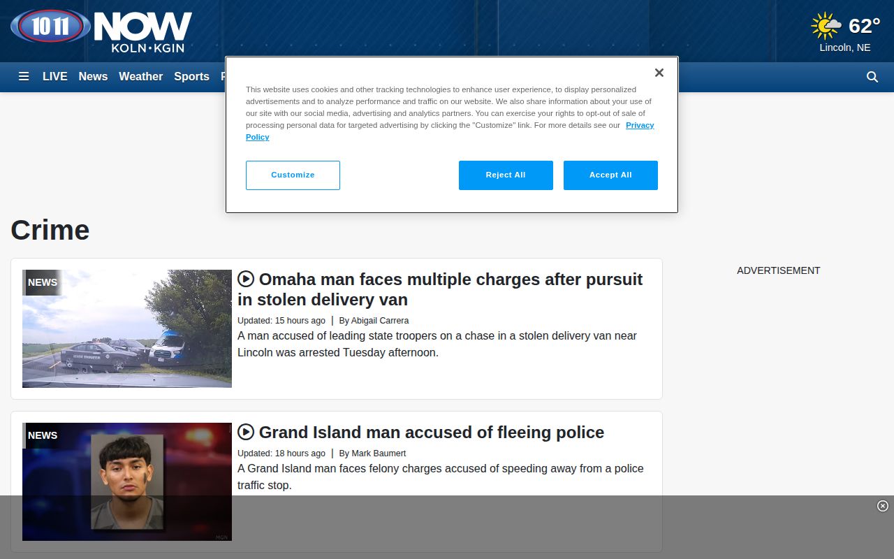 Lancaster County crime news and booking-record source archive